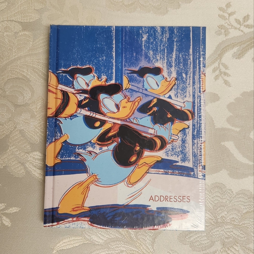 Disney Parks Andy Warhol Donald Duck Address Book - SEALED